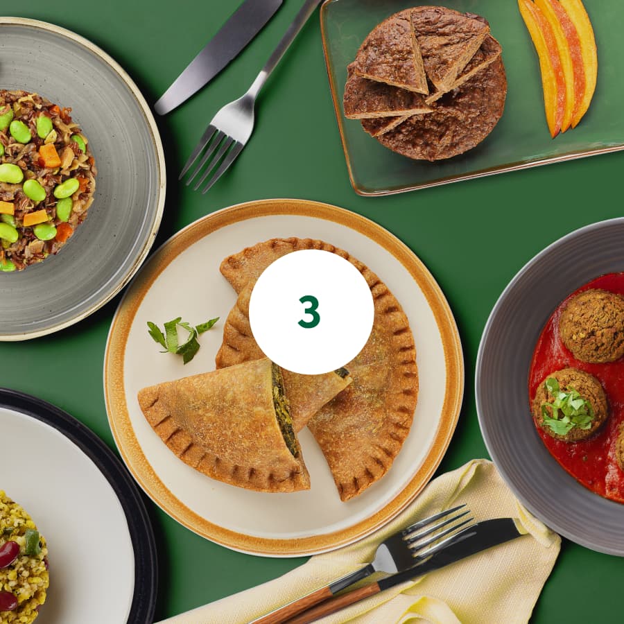 flat lay of delicious dishes